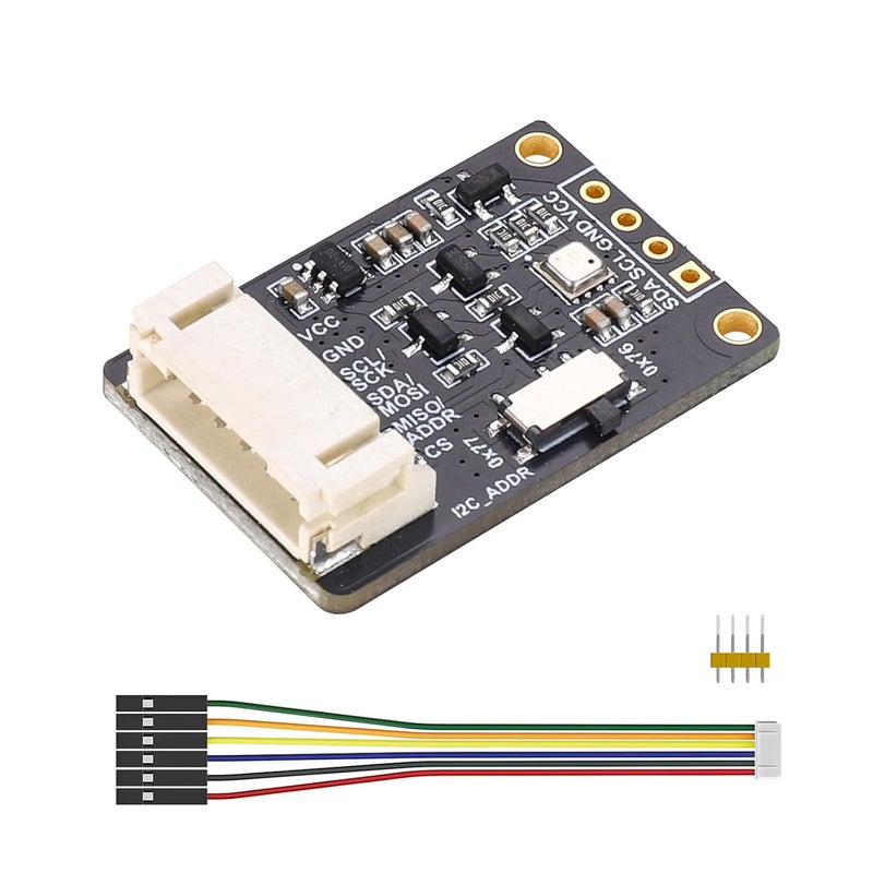 WatangTech BME680 Environmental Sensor | 4-in-1 Temp Humidity Pressure Gas Detector | I2C/SPI Interface | Compatible with Arduino/Raspberry Pi/ESP32/Pico - Image 1
